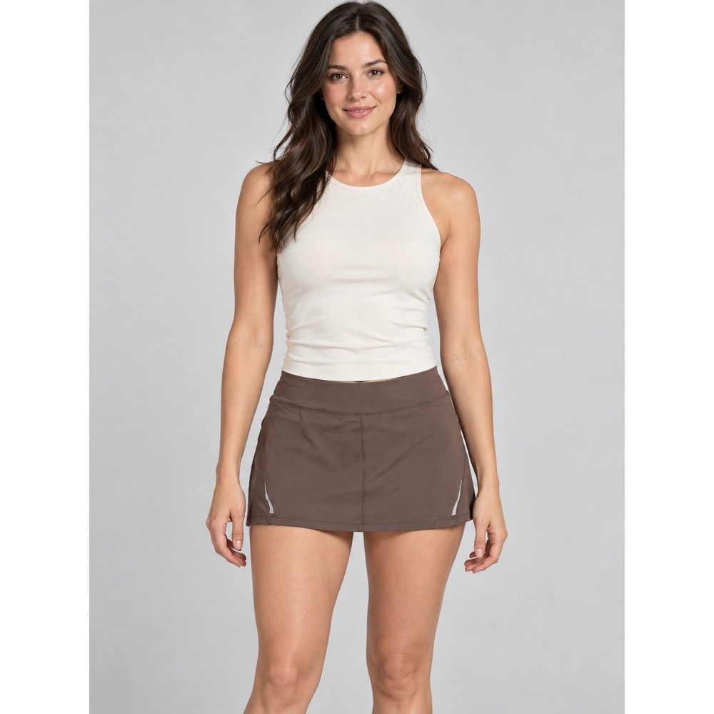 C9 by Champion Athletic Skort Womens Medium Brown Excellent Built-in Shorts